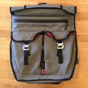 Chrome Orlov Rolltop Backpack Grey Waterproof